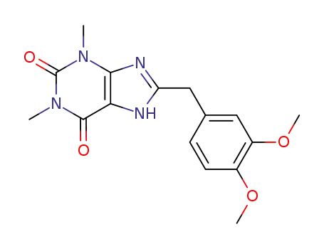 8-[(3,4-dimethoxyphenyl)methyl]-1,3-dimethyl-7H-purine-2,6-dione
