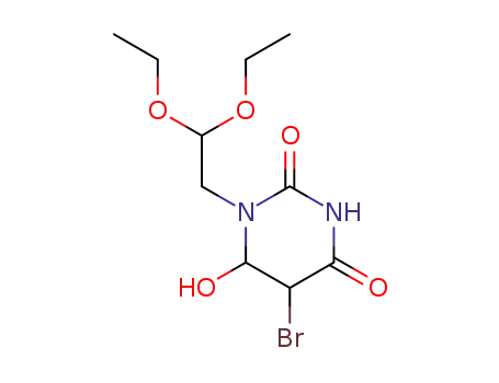 5-bromo-1-(2,2-diethoxyethyl)-6-hydroxydihydropyrimidine-2,4(1H,3H)-dione