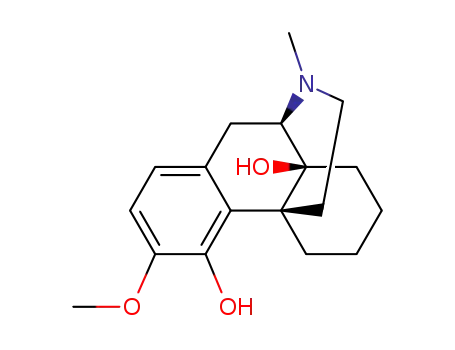 Molecular Structure of 7239-92-1 (3-methoxy-17-methylmorphinan-4,14-diol)