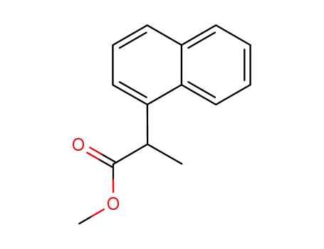 Molecular Structure of 72221-62-6 (1-Naphthaleneacetic acid, a-methyl-, methyl ester)