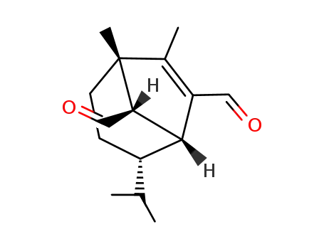 (1R,5S,8-anti)-1,7-Dimethyl-4α-isopropylbicyclo[3.2.1]oct-6-ene-6,8-dicarbaldehyde