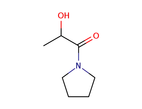 Pyrrolidine, 1-(2-hydroxy-1-oxopropyl)- (9CI)
