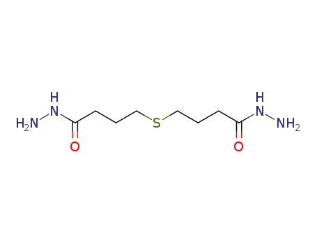 Molecular Structure of 7256-11-3 (4-[3-(hydrazinecarbonyl)propylsulfanyl]butanehydrazide)