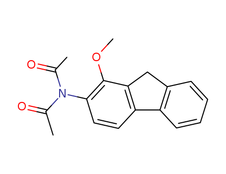 Acetamide, N-acetyl-N-(1-methoxy-9H-fluoren-2-yl)-
