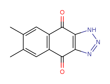 4,9-DIHYDRO-6,7-DIMETHYL-4,9-DIOXO-1H-NAPHTHO(2,3-D)TRIAZOLE