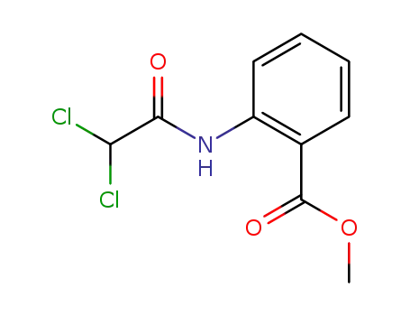 Molecular Structure of 78987-53-8 (methyl 2-[(dichloroacetyl)amino]benzoate)