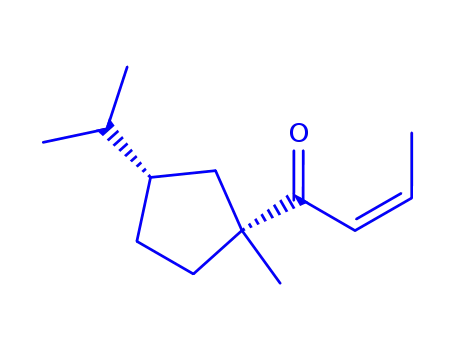 2-Buten-1-one,1-[(1R,3S)-1-methyl-3-(1-methylethyl)cyclopentyl]-,(2Z)-(9CI)