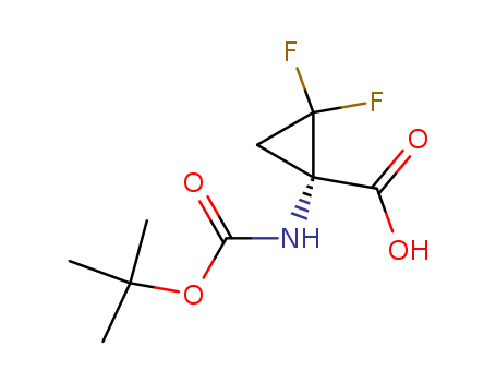 1-(tert-Butoxycarbonylamino)-2,2-difluorocyclopropanecarboxylic acid
