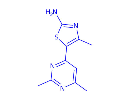 2-Thiazolamine,5-(2,6-dimethyl-4-pyrimidinyl)-4-methyl-(9CI)