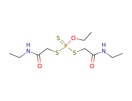 Phosphorotrithioicacid, O-ethyl ester, S,S-diester with N-ethyl-2-mercaptoacetamide (7CI,8CI)