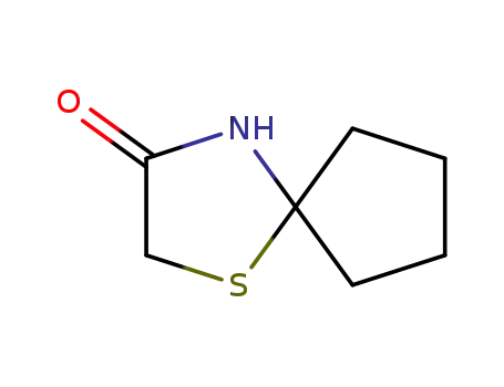 Molecular Structure of 72752-82-0 (1-THIA-4-AZA-SPIRO[4.4]NONAN-3-ONE)