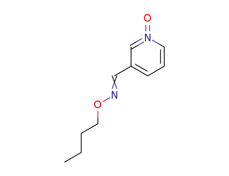 Molecular Structure of 72989-74-3 ((E)-N-butoxy-1-(1-oxidopyridin-3-yl)methanimine)