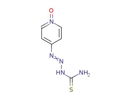 Molecular Structure of 72796-02-2 (1-Triazene-1-carbothioamide,3-(1-oxido-4-pyridinyl)-(9CI))
