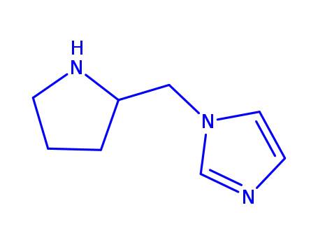 Molecular Structure of 710943-30-9 (1H-Imidazole,1-[(2R)-2-pyrrolidinylmethyl]-(9CI))