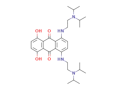 9,10-Anthracenedione, 1,4-bis((2-(bis(1-methylethyl)amino)ethyl)amino)-5,8-dihydroxy-