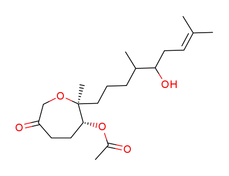 Acetic acid (2S,3R)-2-(5-hydroxy-4,8-dimethyl-non-7-enyl)-2-methyl-6-oxo-oxepan-3-yl ester