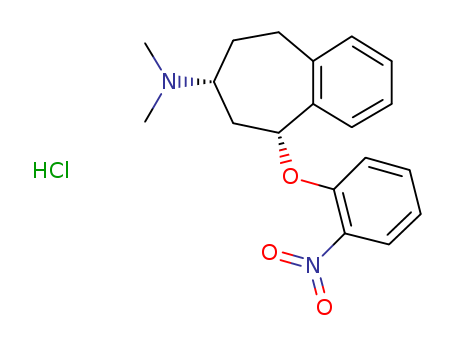 72575-53-2,cis-N,N-Dimethyl-5-((2-nitrophenyl)oxy)-6,7,8,9-tetrahydro-5H-benzocyc lohepten-7-amine HCl,cis-N,N-Dimethyl-5-((2-nitrophenyl)oxy)-6,7,8,9-tetrahydro-5H-benzocyc lohepten-7-amine HCl