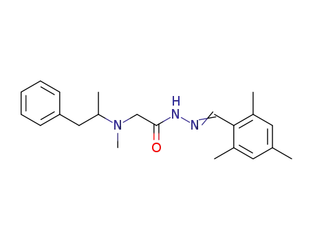 N-Methyl-N-(alpha-methylphenethyl)glycine 2-(2,4,6-trimethylbenzylidene)hydrazide