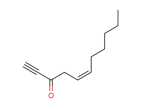 Molecular Structure of 95645-99-1 (5-Undecen-1-yn-3-one, (Z)-)