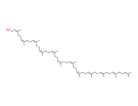 72690-19-8,dodecaprenol,2,6,10,14,18,22,26,30,34,38,42,46-Octatetracontadodecaen-1-ol,3,7,11,15,19,23,27,31,35,39,43,47-dodecamethyl-, (Z,Z,Z,Z,Z,Z,Z,Z,E,E,E)-;Cleomeprenol 12; Ficaprenol 12; Malloprenol 12