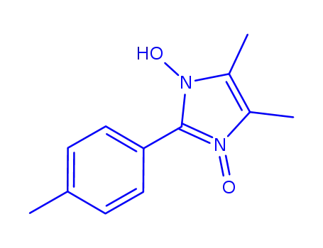 Molecular Structure of 712287-79-1 (1H-Imidazole, 1-hydroxy-4,5-dimethyl-2-(4-methylphenyl)-, 3-oxide (9CI))