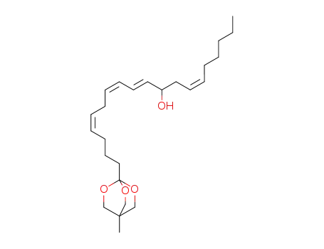 6,10,12,15-Nonadecatetraen-9-ol,
19-(4-methyl-2,6,7-trioxabicyclo[2.2.2]oct-1-yl)-, (E,Z,Z,Z)-