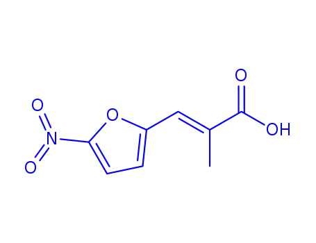 Molecular Structure of 7279-49-4 (2-(5-nitrofuran-2-yl)prop-2-enoic acid - methane (1:1))