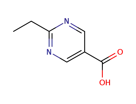 Molecular Structure of 72790-16-0 (5-Pyrimidinecarboxylicacid,2-ethyl-(9CI))