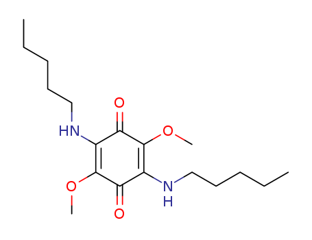 2,5-Cyclohexadiene-1,4-dione,2,5-dimethoxy-3,6-bis(pentylamino)-