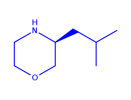 Morpholine,3-(2-methylpropyl)-, (3S)- cas  77897-22-4