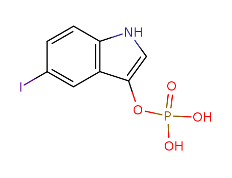 1H-Indol-3-ol, 5-iodo-, dihydrogen phosphate (ester)