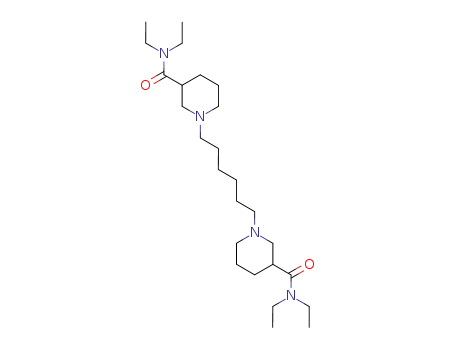 1,6-Bis(3-(N,N-diethylcarbamoyl)piperidino)hexane