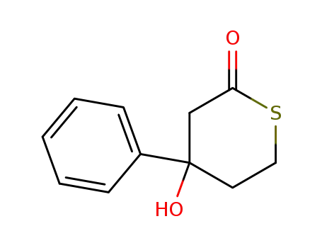 4-hydroxy-4-phenyltetrahydro-2H-thiopyran-2-one
