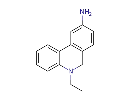 Molecular Structure of 711010-35-4 (9-Phenanthridinamine,5-ethyl-5,6-dihydro-(9CI))