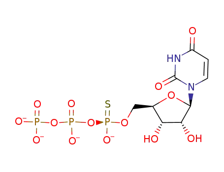 Molecular Structure of 71214-29-4 (RP-UTP-ALPHA-S SODIUM SALT)