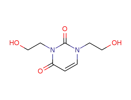 Molecular Structure of 711-66-0 (1,3-BIS(2'-HYDROXYETHYL)URACIL)