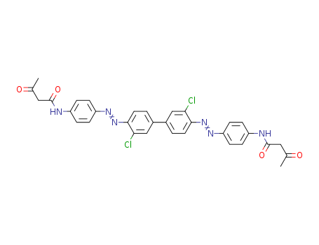 Butanamide, N,N'-[(3,3'-dichloro[1,1'-biphenyl]-4,4'-diyl)bis(2,1-diazenediyl-4,1-phenylene)]bis[3-oxo-