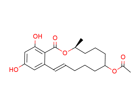 1H-2-Benzoxacyclotetradecin-1-one,7-(acetyloxy)-3,4,5,6,7,8,9,10-octahydro-14,16-dihydroxy-3-methyl-,[3S-(3R*,7S*,11E)]- (9CI)