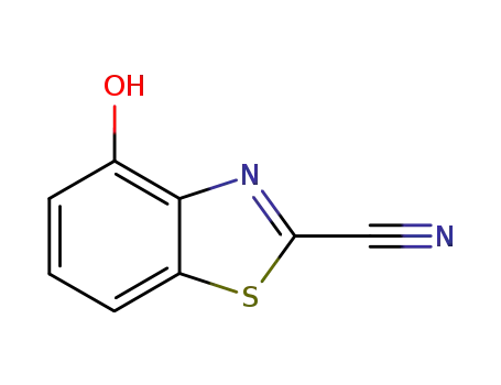 Molecular Structure of 7267-31-4 (2-Benzothiazolecarbonitrile,4-hydroxy-(7CI,8CI))