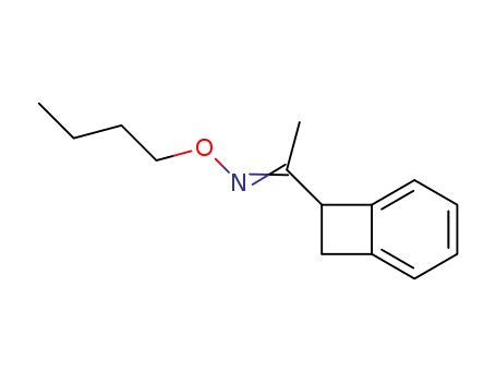 Molecular Structure of 7315-27-7 (Bicyclo[4.2.0]octa-1,3,5-trien-7-yl(methyl) ketone O-butyl oxime)
