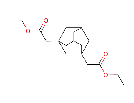 Molecular Structure of 81657-07-0 (DIETHYL 1,3-ADAMANTANEDIACETATE)