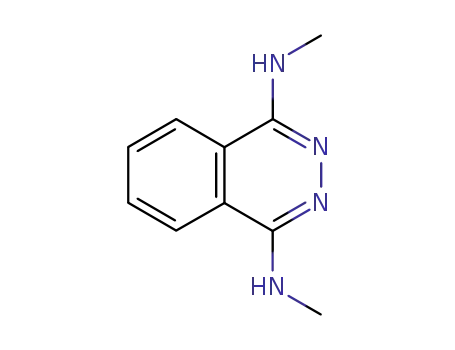 Molecular Structure of 87166-60-7 (N1,N4-dimethyl-1,4-Phthalazine diamine)