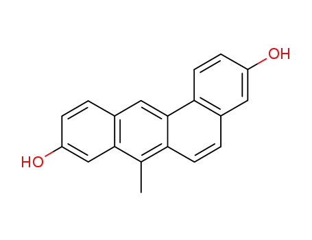 Molecular Structure of 80150-03-4 (7-Methylbenz[a]anthracene-3,9-diol)
