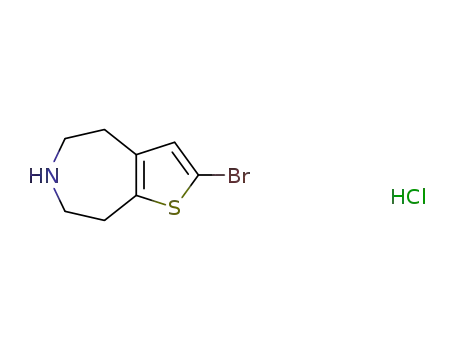4H-Thieno[2,3-d]azepine, 2-bromo-5,6,7,8-tetrahydro-, hydrochloride