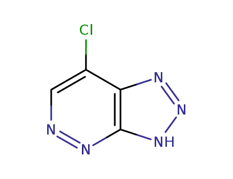 Molecular Structure of 874-07-7 (7-chloro-7aH-[1,2,3]triazolo[4,5-c]pyridazine)