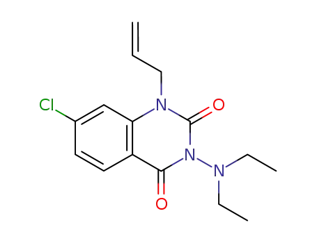Molecular Structure of 87296-66-0 (7-chloro-3-diethylamino-1-prop-2-enyl-quinazoline-2,4-dione)
