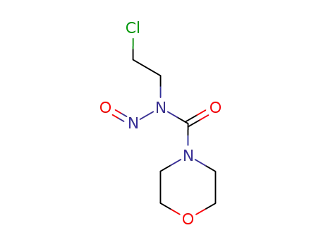 Molecular Structure of 80153-69-1 (4-(N-(2-chloroethyl)-N-nitrosocarbamoyl)morpholine)