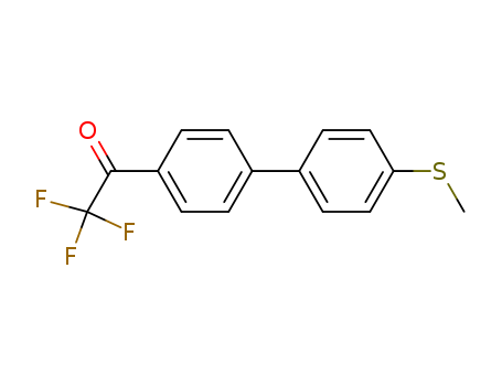 2,2,2-trifluoro-1-(4'-methylsulfanyl-biphenyl-4-yl)-ethanone