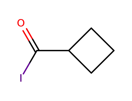 Molecular Structure of 79929-35-4 (Cyclobutanecarbonyl iodide (9CI))