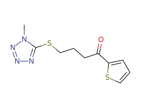 80087-46-3,4-[(1-methyl-1H-tetrazol-5-yl)sulfanyl]-1-thiophen-2-ylbutan-1-one,